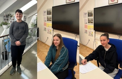 Dobitnici 1. nagrada u disciplini Teorija glazbe on line na 1. međunarodnom natjecanju “DO MI SOL” u Pirotu održanom 17. 5. 2025.